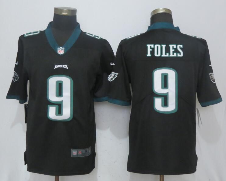 Men Philadelphia Eagles #9 Foles Black 2017 Vapor Untouchable NEW Nike Limited Playey NFL Jerseys->philadelphia eagles->NFL Jersey